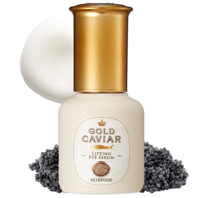 SKIN FOOD Gold Caviar EX Eye Serum 32ml Day & Night Moisturizing Serum K-Beauty