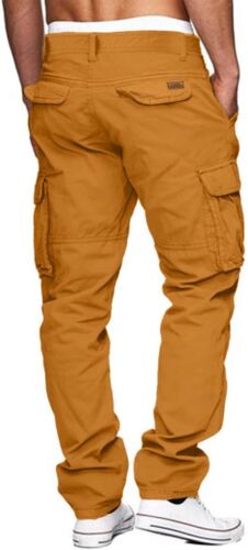 AlvaQ Cargo Work Trousers Mens Cotton Casual Work Pants XL-XXL - Picture 2 of 26