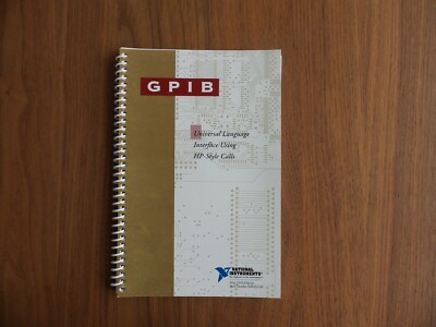 National Instruments GPIB NI488.2 Software Reference Manual for MS DOS