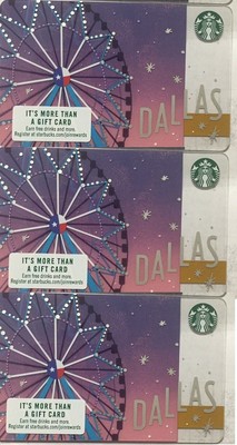 HTF Starbucks NYC Brooklyn Bridge Gift Card Never Swiped NO $ VALUE