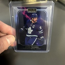 2021-22 OPC Platinum Cosmic Parallel John Tavares 190 Toronto Maple Leafs 41/65