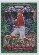 2021 Panini Prizm Tier III Green Donut Circle Prizm Joey Votto #221 1ax