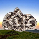 2024 MK Barz High Relief - 1.9 oz Motorcycle Mama .999 Fine Antiqued Silver Bar