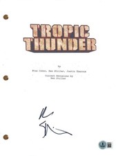 Ben Stiller Signed Autograph Tropic Thunder Movie Script Screenplay Beckett COA
