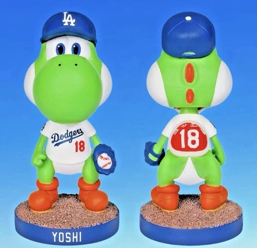 PRESALE🐸🔵 Yoshi Super Mario LA Dodgers Yamamoto Bobblehead SGA 3/31/26 🔵🐸