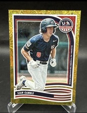 2024 Panini Stars & Stripes Sean Gamble 1/1 Gold Fireworks Superfractor 1/1