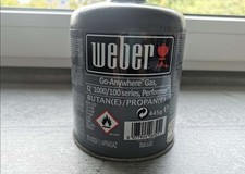 Gas Kartusche Weber Q1, neu unbenutzt, original Verschlusskappe drauf!