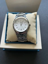 Mens ESQ Swiss Quartz Movement Analog Watch StainlessSteel Water Resistant E5263