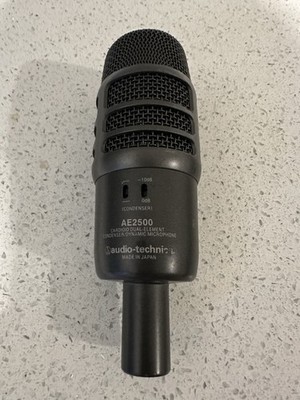 Audio Technica AE 2500 Cardioid Dual Element Condenser Dynamic Microphone