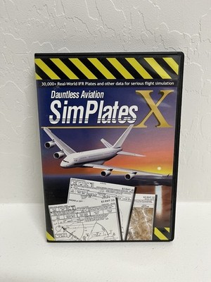 Dauntless Aviation SimPlates X PC DVD ROM Flight Simulator Software Windows