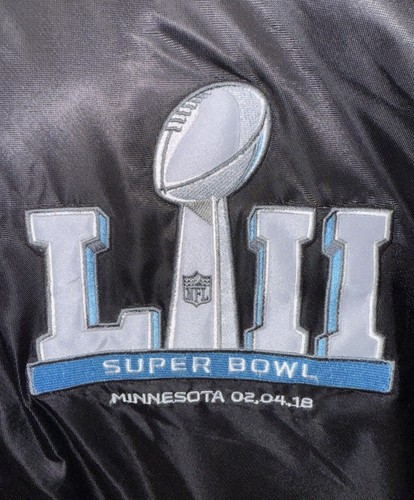 Starter GIII SUPERBOWL LII Vintage Garment Washed Jacket Sz XL NEW RARE - Picture 4 of 10