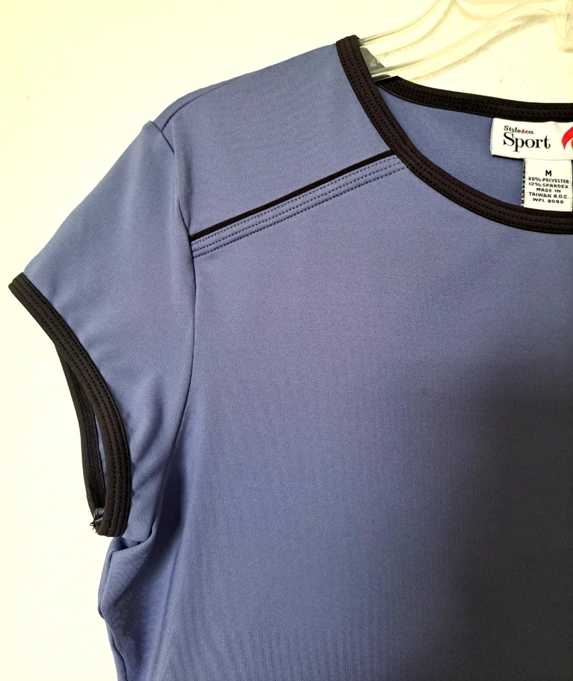 MANGA CURTA TOP TAMANHO MÉDIO ELÁSTICO FEMININO ACTIVEWEAR ESTILO GOLFE AND CO SPORT - Imagem 3 de 4