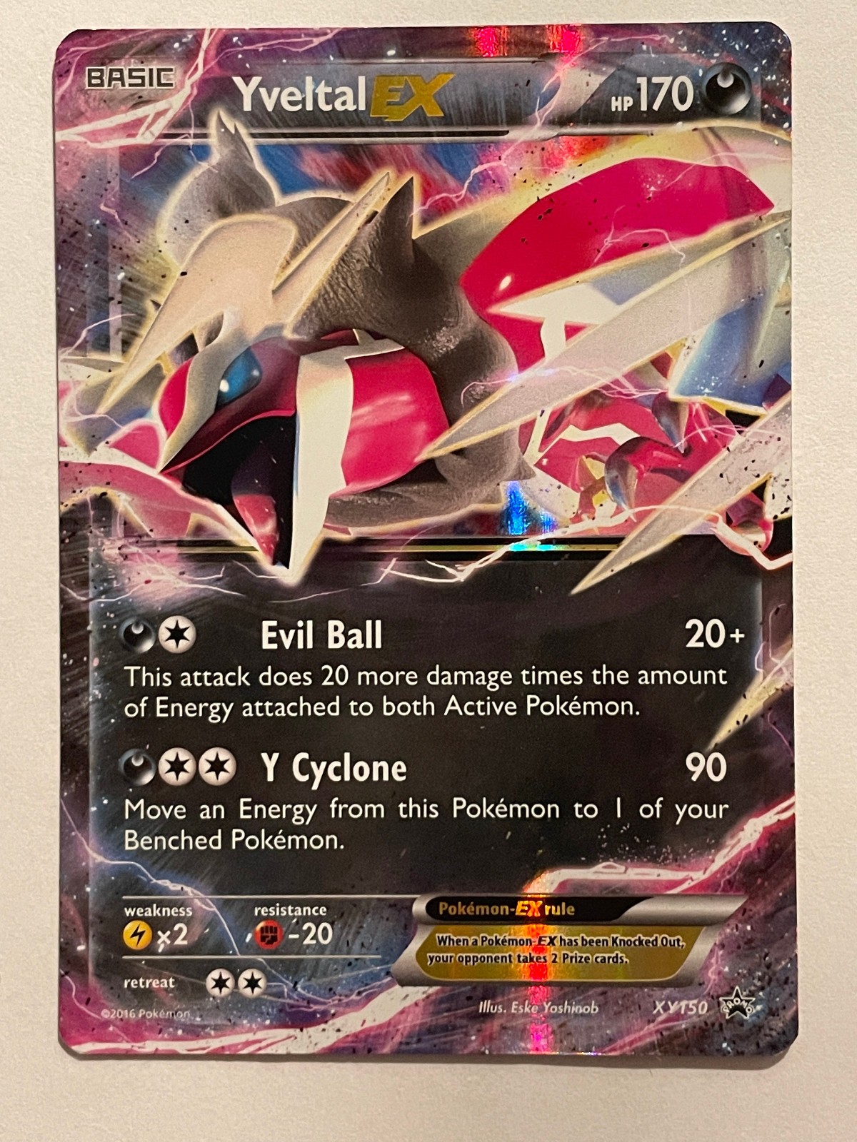Yveltal ex, XY150, XY Promo, Promo, Holo-Foil, MP