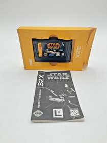 Star Wars Arcade - CIB - Good Condition - Tested & Working - Sega Genesis 32X