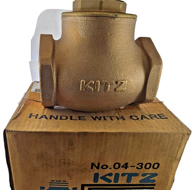 Kitz  04-300 MSS Bronze Check Valve Threaded Ends 200WOG 125WSP