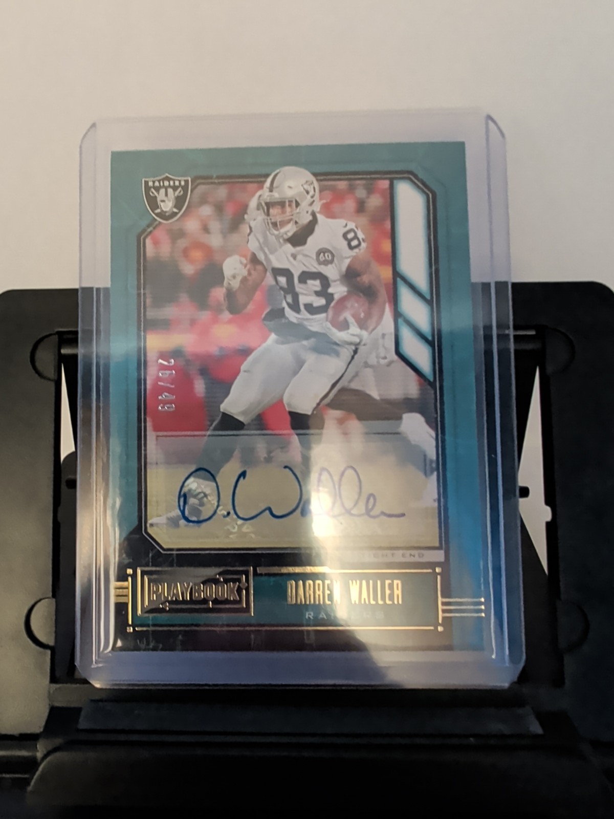 2020 Panini Playbook - Darren Waller #5 Signatures (AU)