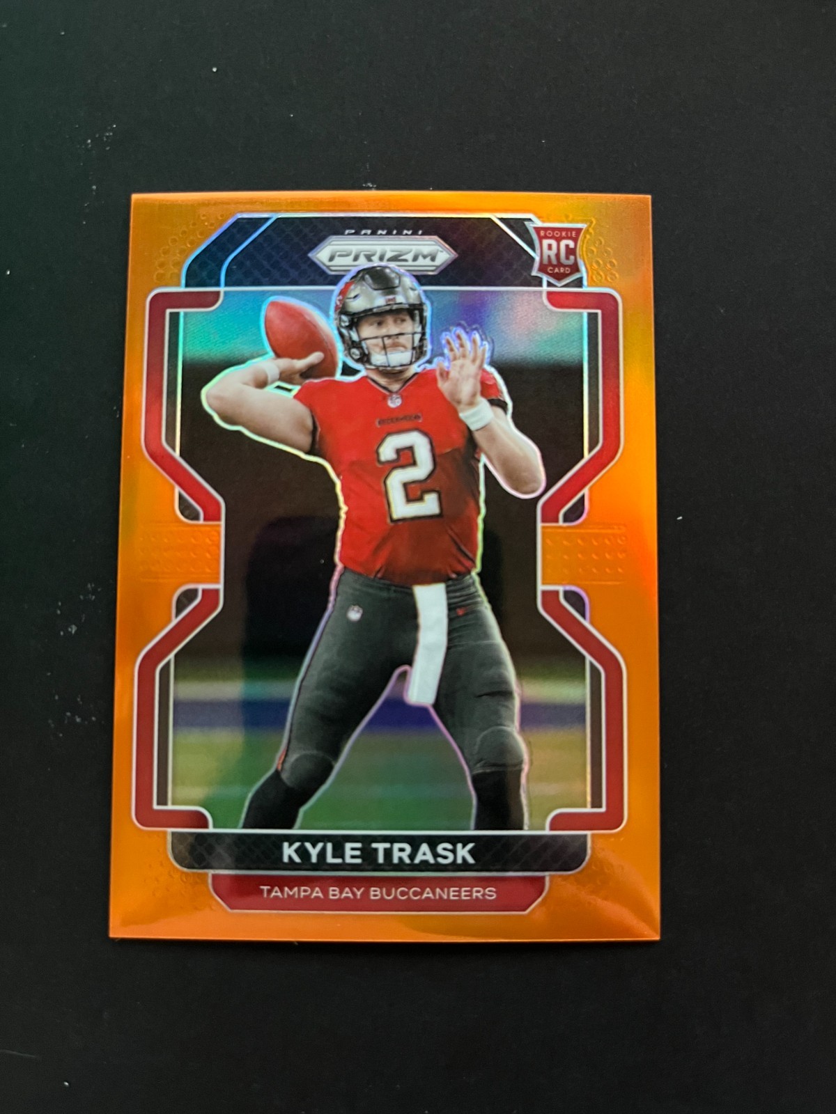 2021 Panini Prizm - Rookie Kyle Trask #339 Orange Prizm /249 (RC)