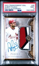 2023 TRANSCENDENT COLL TRANSCENDENT COLL PATCH AUTOS ALBERT PUJOLS 11/15 PSA 9