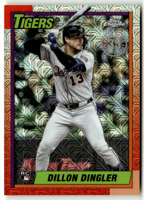 2025 Topps Chrome MLB No. U90C-75 Dillon Dingler Rookie Mojo Refractor