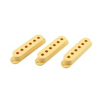Strat Single Coil Pickup Cover Set of 3 Cream