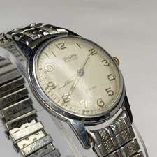 Vintage Gruen Precision N510SS Manual Men's Watch Swiss 17J - WORKS