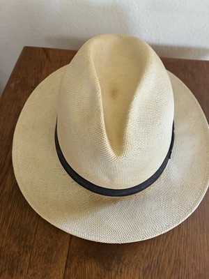 Bailey of Hollywood Hanson Lite Straw Water Repellent Panama Hat Size Large