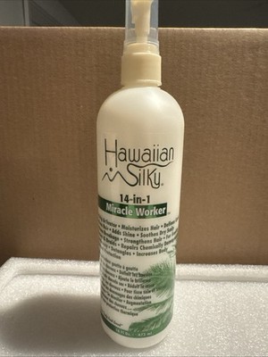 Hawaiian Silky 14in1 Miracle Worker Moisturizer Curl Activator Braids 16 Fl Oz.