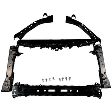 Steel Black Radiator Core Support Bracket Frame Assembly Compatible with Toyota