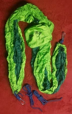 Epic Service Single Person 9 Ft Long, 20 oz Hammock, Green. Excellent Condition.