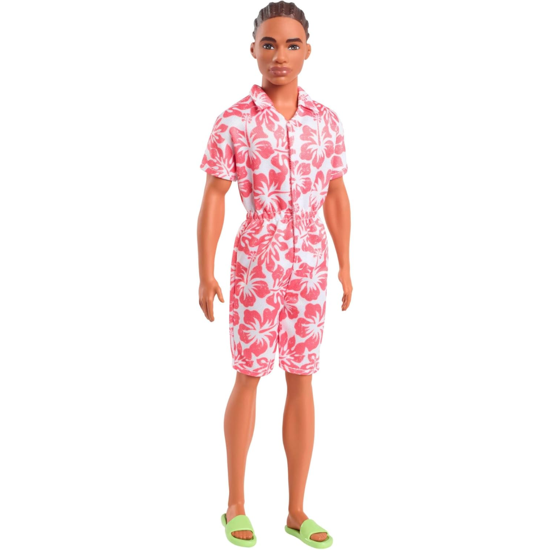 Barbie Fashionistas Ken Coral Jumpsuit Doll New
