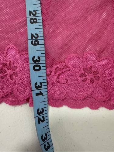 Rampage Slip Dress Womens 2X Pink Lace Babydoll Fairycore Feminine Y2K - Picture 5 of 7