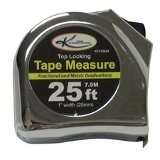 K Tool 25' x 3/4" Tape Measure With Metric & Fractional Marks (72625)