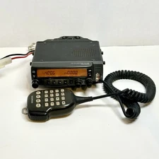 Kenwood TM-733 fm dual band Ham Radio With Mic, Powers On, Untested