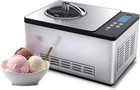 Whynter Ice Cream Maker Machine Automatic 21 Qt with Built In Compressor LCD