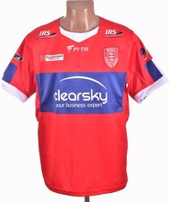 Hull Kingston Rovers 2015/2016 Home Rugby League Shirt FI-TA Size L Adult