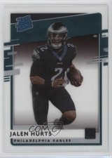 2020 Panini Chronicles Clearly Donruss Rated Rookie Jalen Hurts #RR-JAH 0u66