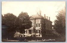 Rockland Maine Court House Knox County RPPC Postcard ME Posted 1915