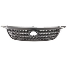 Grille For 2005-2006 Toyota Corolla Gray Plastic