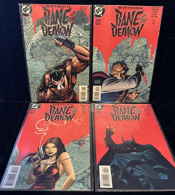 #ad Batman Bane of the Demon #1 4 Complete Series 1998 DC First Printing $19.95