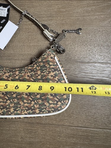 Bolso de Hombro Von Dutch Camuflado Y2K Borde Blanco Nuevo con Etiquetas - Imagen 9 de 10
