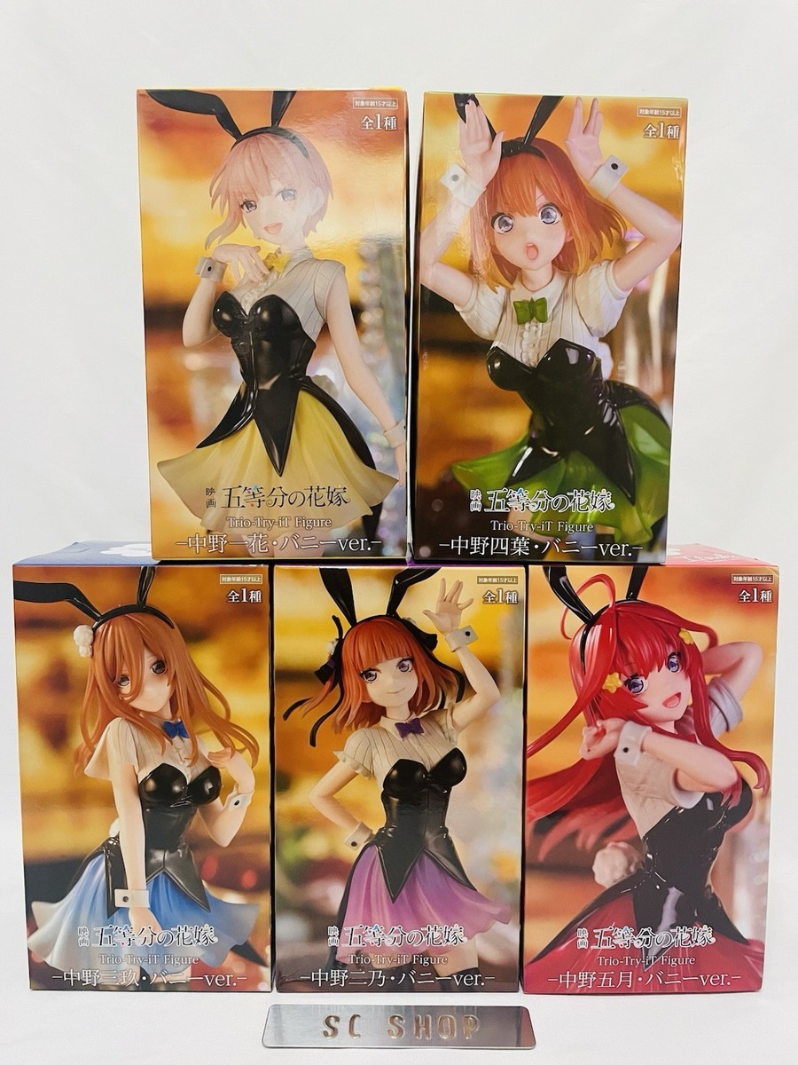 The Quintessential Quintuplets Bunny cos Trio-Try-it figure set of