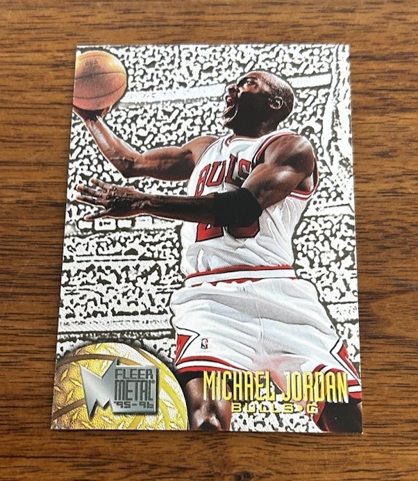 1995-96 Fleer Metal Silver Spotlight #13 Michael Jordan