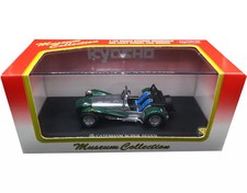 1/43 Caterham Super Seven Green Silver Diecast Model