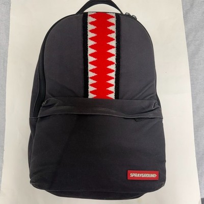 Sprayground Backpack Black Shark Mouth Teeth - Used Normal Wear & Tear