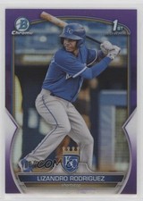 2023 Bowman Chrome Prospects Purple Refractor 106/250 Lizandro Rodriguez 0e6p