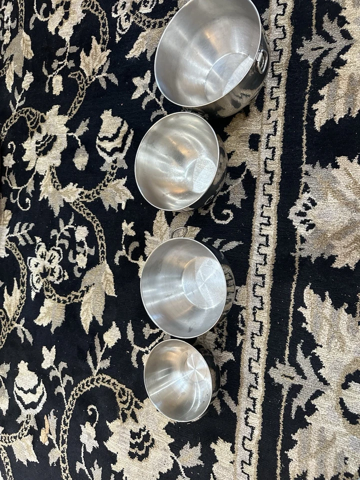 Faberware Set Of 4 Silver Mixing Bowls - Image 3 of 4