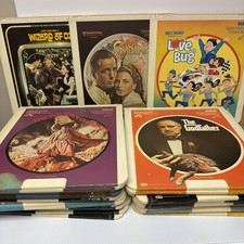 RCA CED Selectavision Classic Movie Lot, Godfather, Casablanca, Ten Commandments