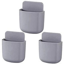 3 Pack Remote Control Holder Wall Mount Holders Hole-Free Charging Organizer ...