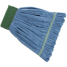 HUBERT  Microfiber Mop Head with 7" Headband Blue, Set of 3