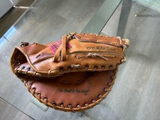 VTG Rawlings RFM35 12in Baseball First Base Mitt Right Throw Chris Chambliss
